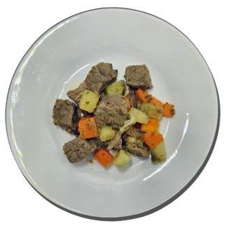 patinho com batata doce e cenoura